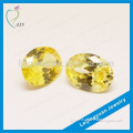 Wholesale various different sizes and colors oval machine cut cubic zirconia stone